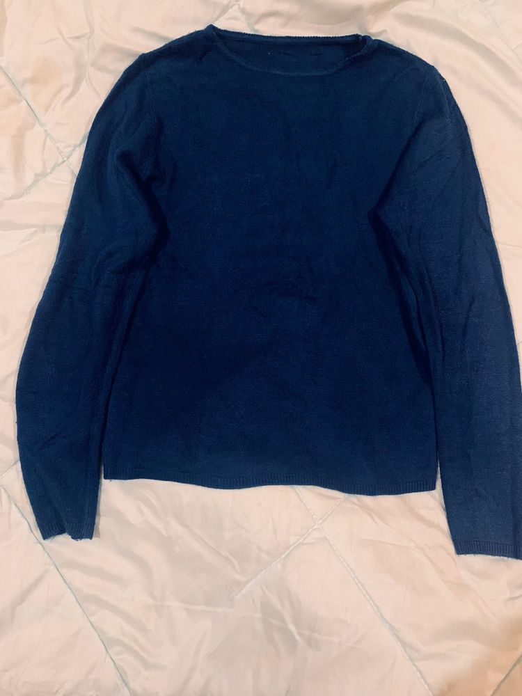 TEAL BLUE SWEATER