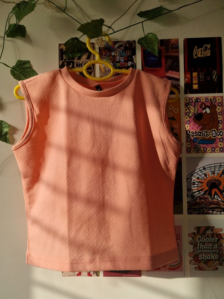 Coral Pink Tank Top