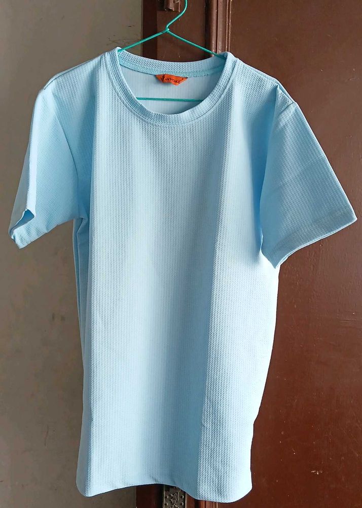 ✨Premium Light Blue T-Shirt–Soft &amp; Fresh