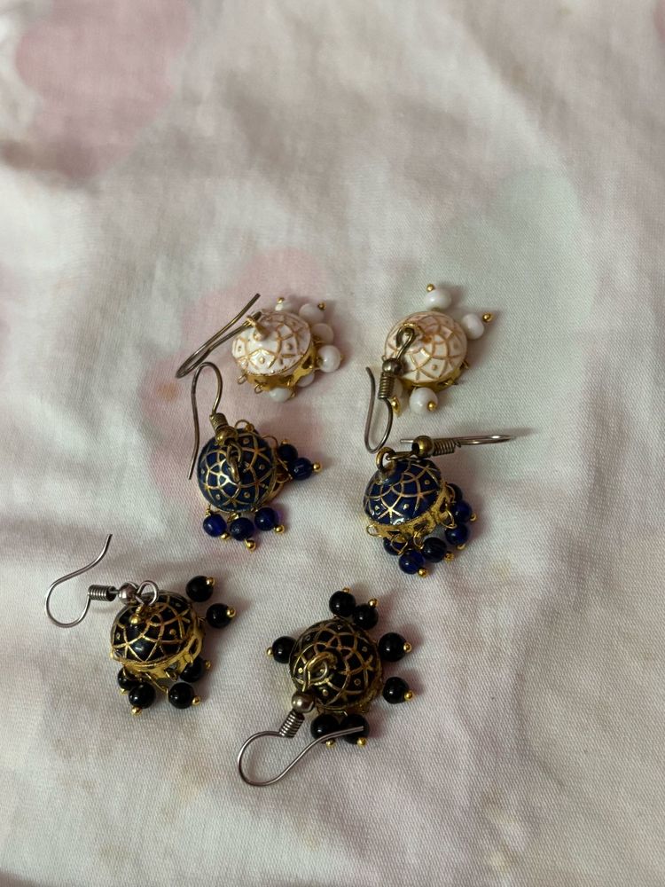 meenakari jhumka