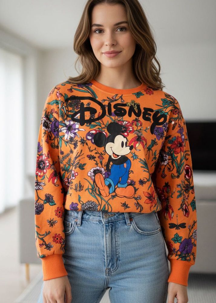 🇬🇧 Disney imported Floral Sweatshirt