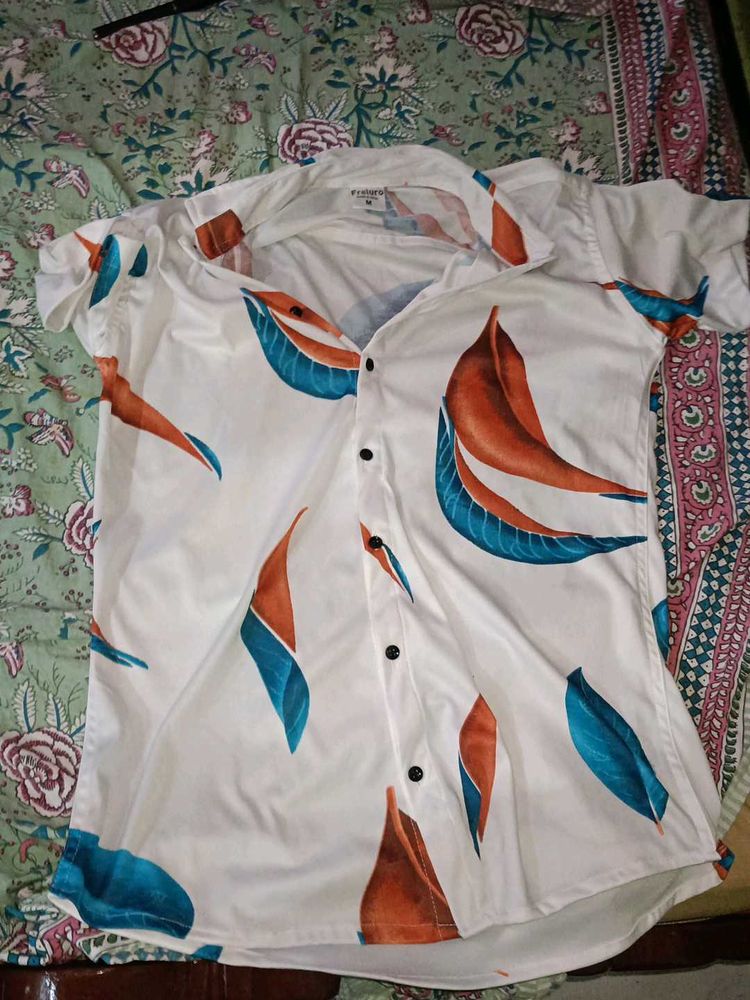 Leaf Print Shirt