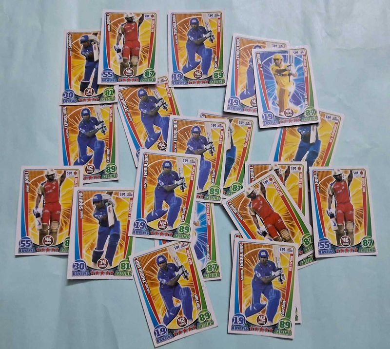 CRICKET ATTAX CARDS 2012