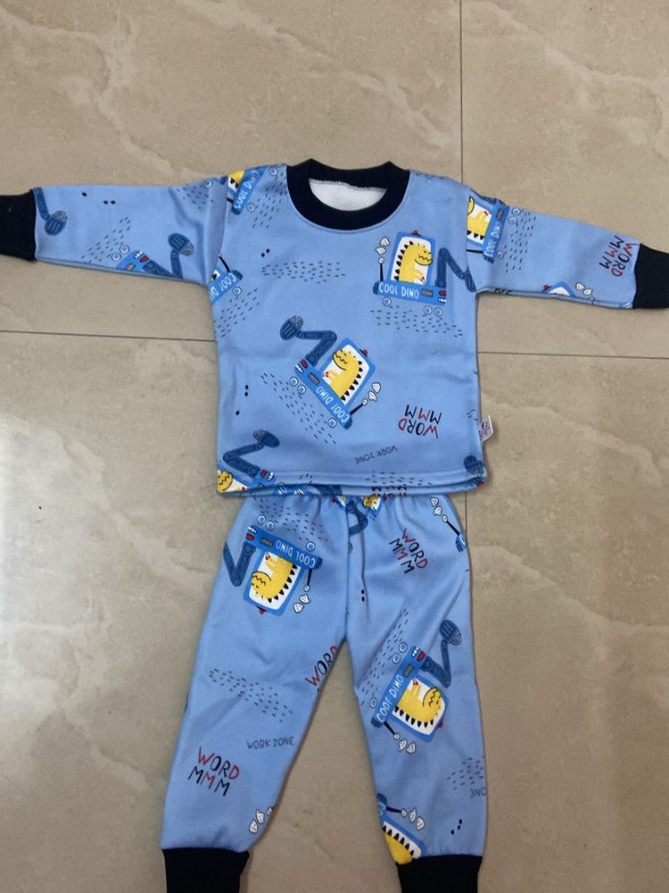 Woollen Night Suit For Baby Boy