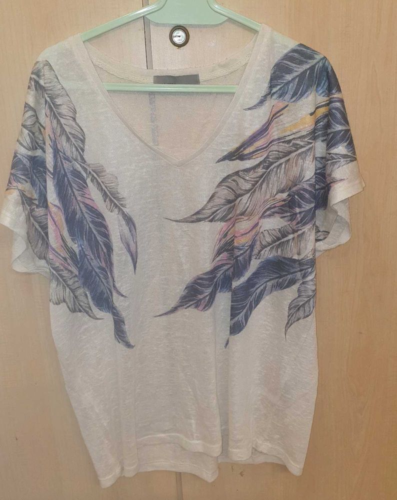 Unique Feather Design Vero Moda Top