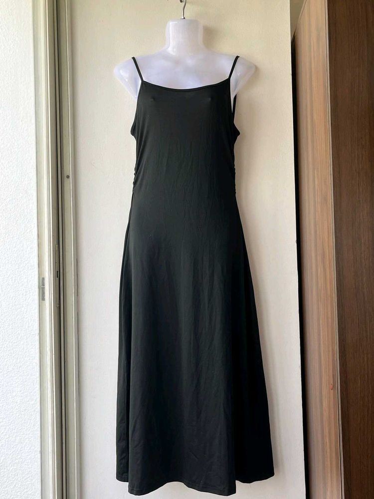 Elegant Black Slip Dress