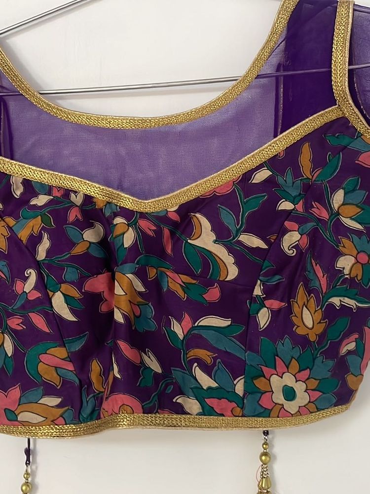 Floral Purple Blouse