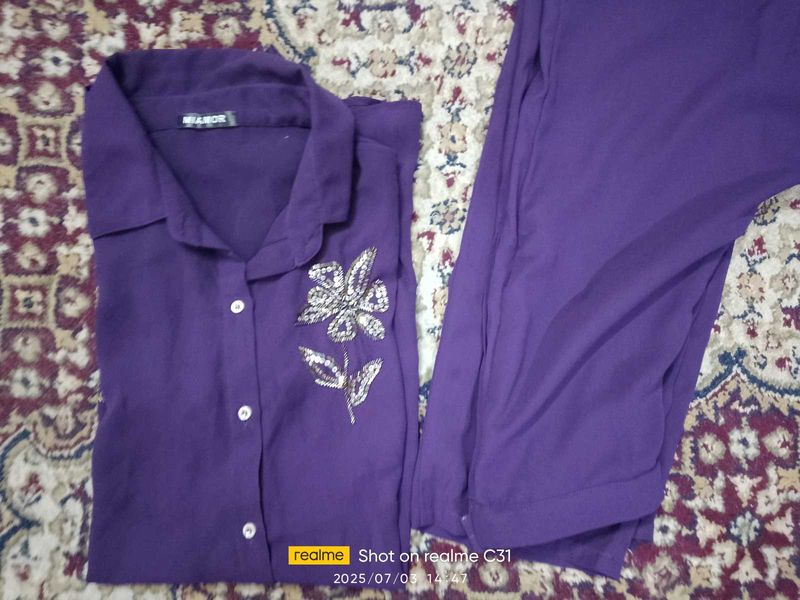 Beautiful Purple Cord Set
