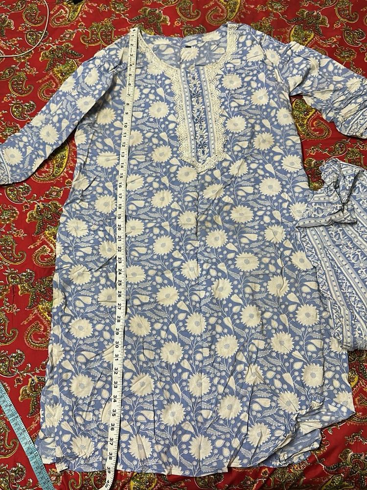 Floral Print Kurta Set