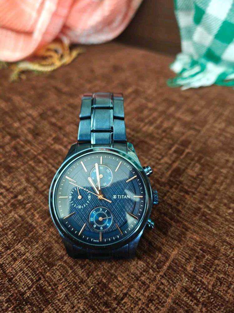 Titan Neo Splash Multifunction Dial Blue Sta