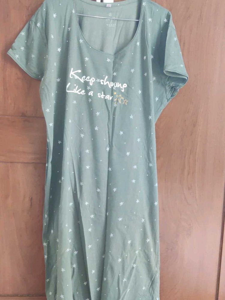 Green Starry Night Dress