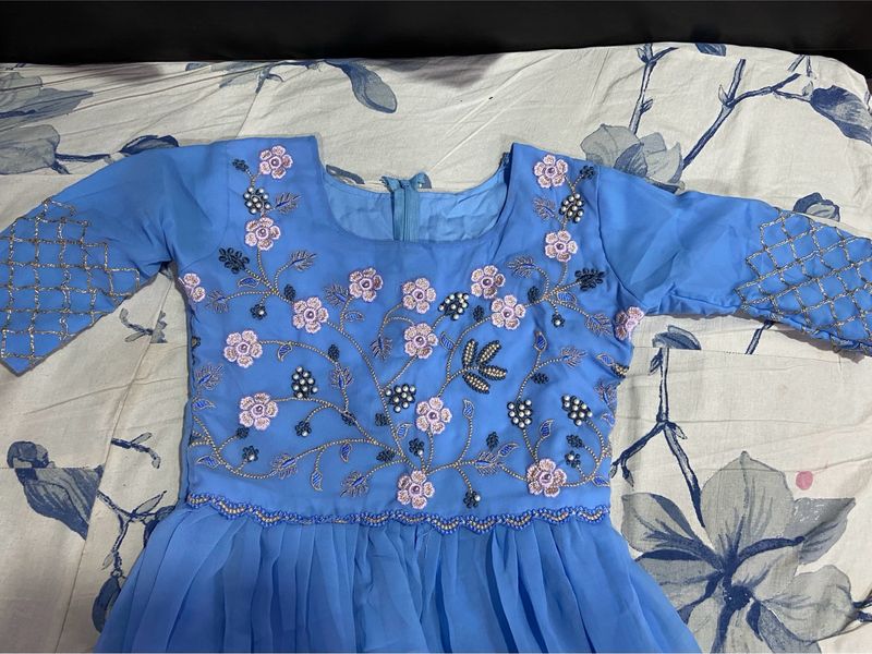 Blue dress