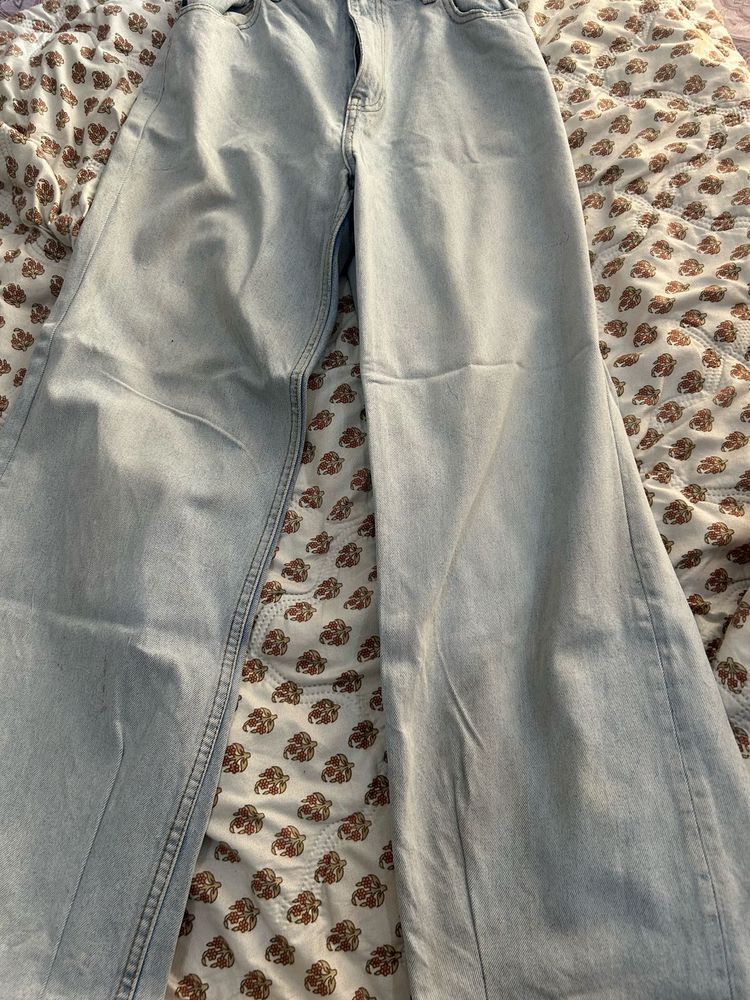 Faded Blue Jeans Fits Like A Dream