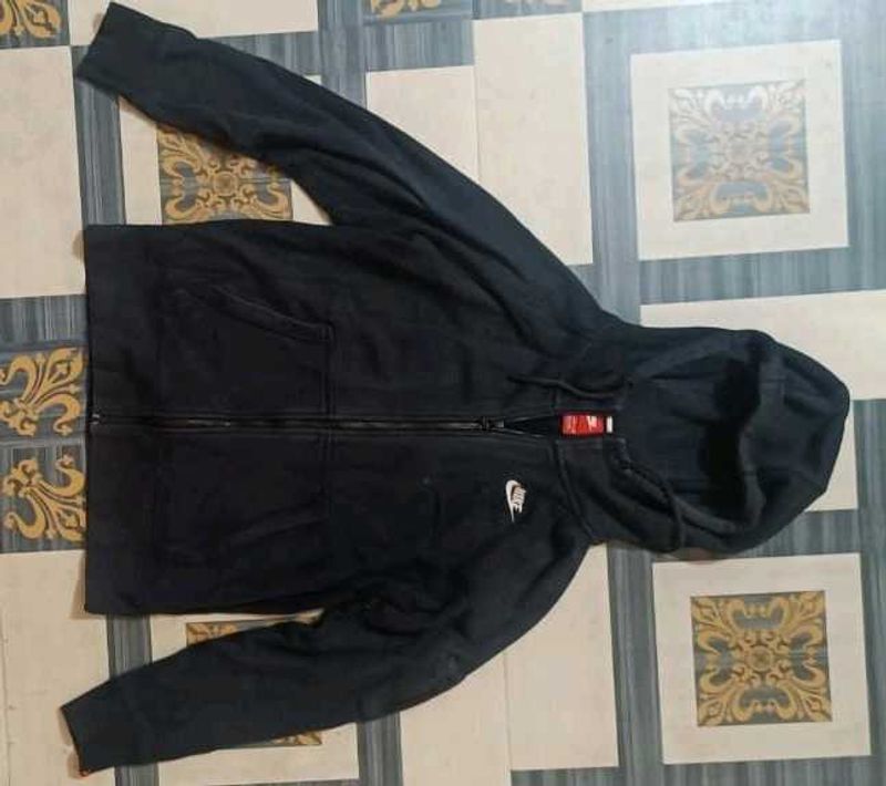 Nike Black Zip-Up Hoodie