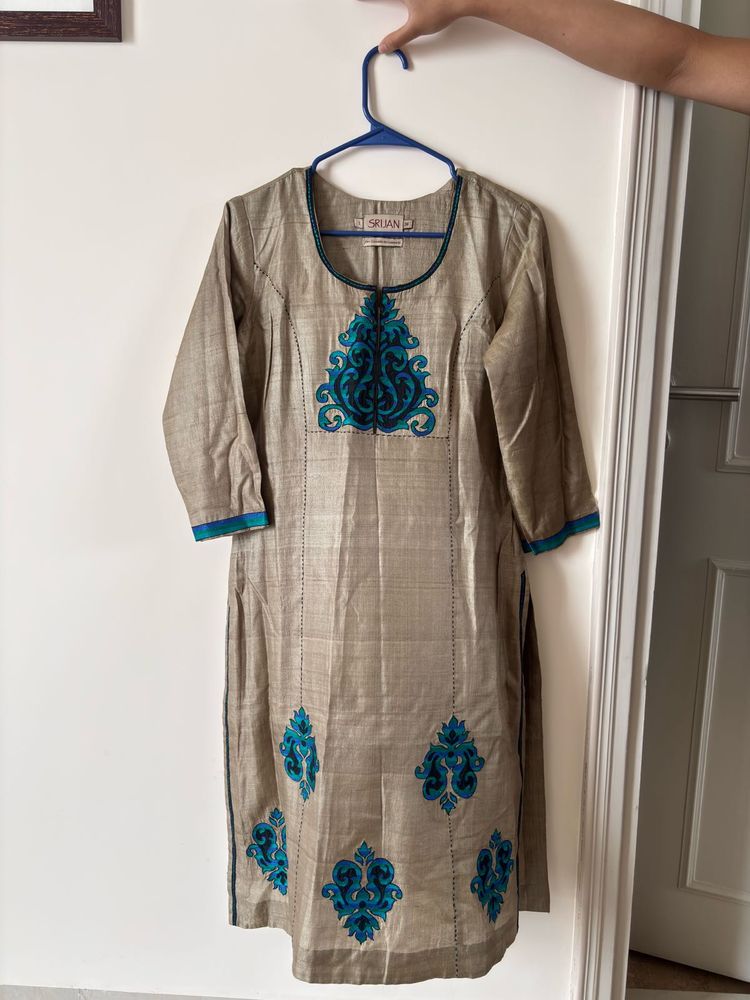 Tussar Silk Kurta