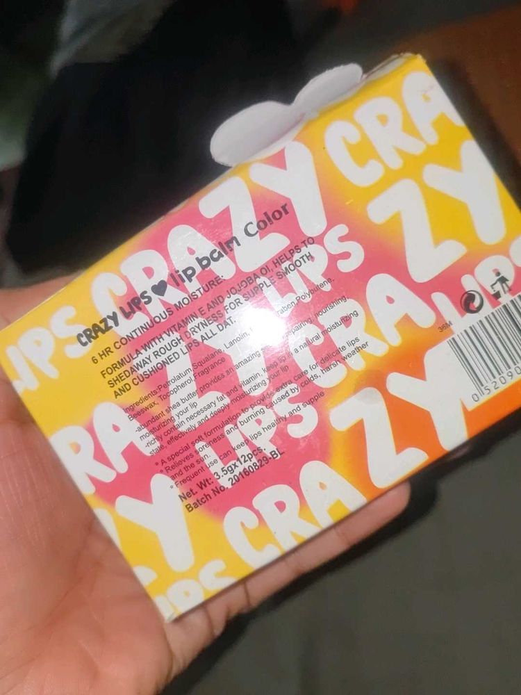 Crazy Lips Colour Changing Lip Balm Pack Of 10