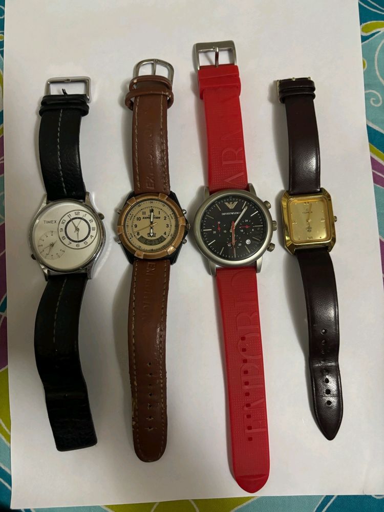 copy Armani, orginal Timex &amp; climax