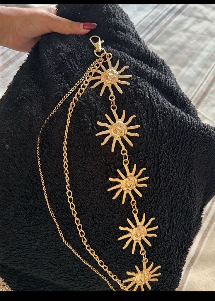 Gold Sun Body Waist Chain