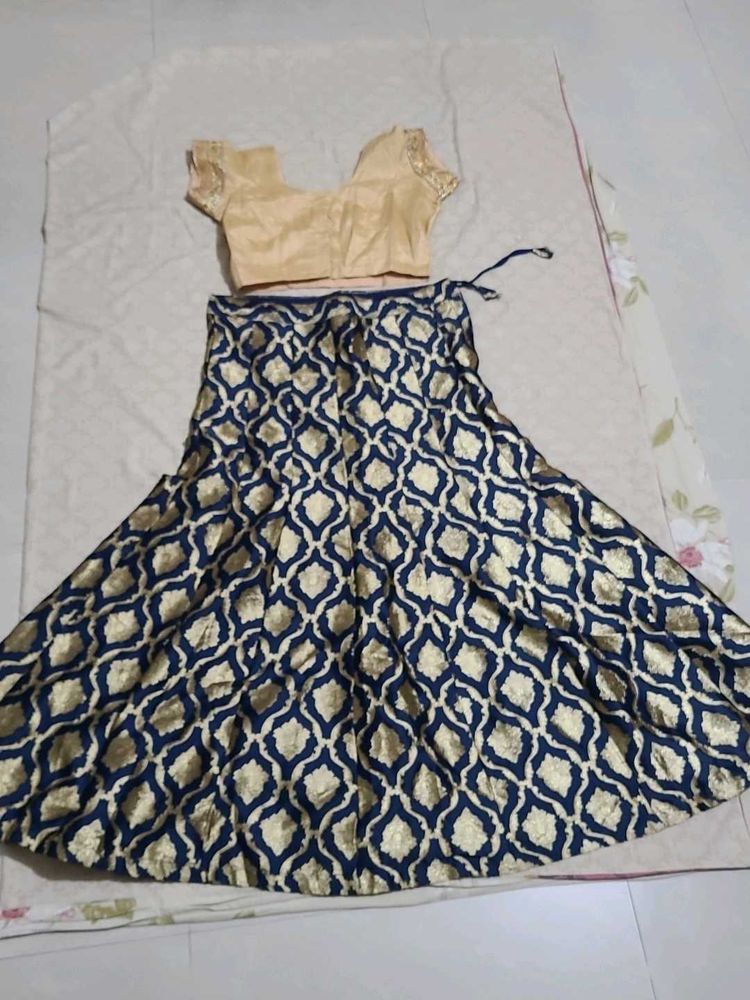 Large Size Lehenga Set For Women