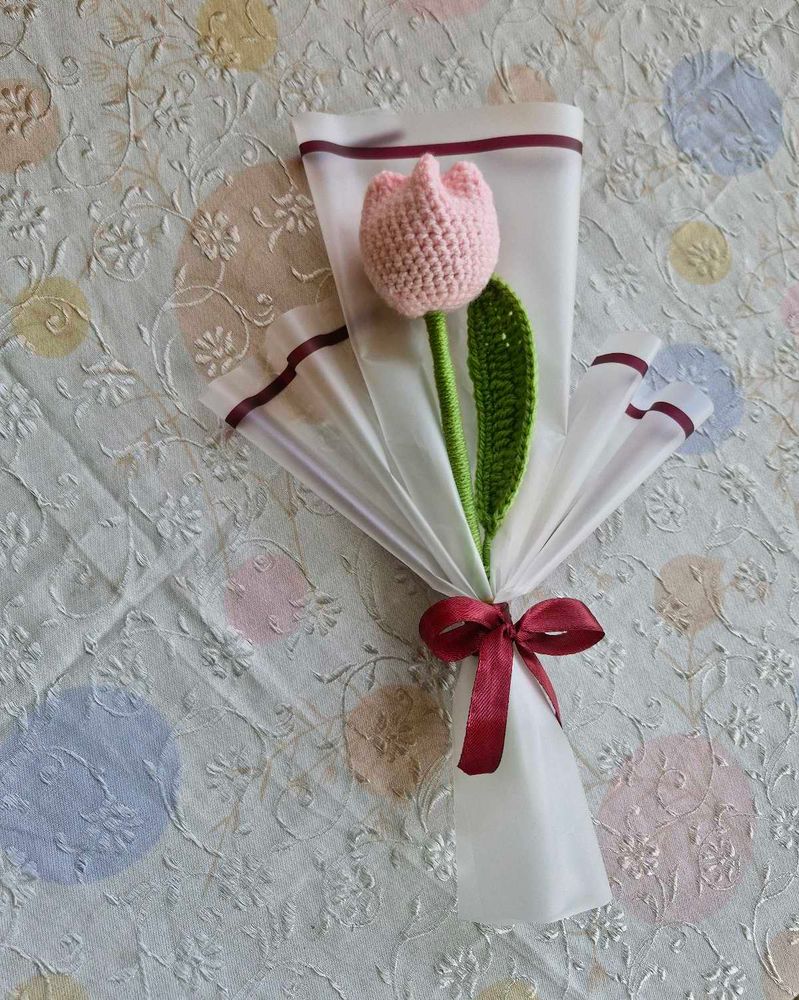 Crochet Tulip Bouquet