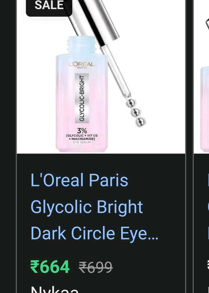 L'Oreal Glycolic Bright Eye Serum