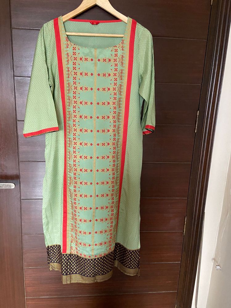 Elegant Green Printed Kurta from (W)16