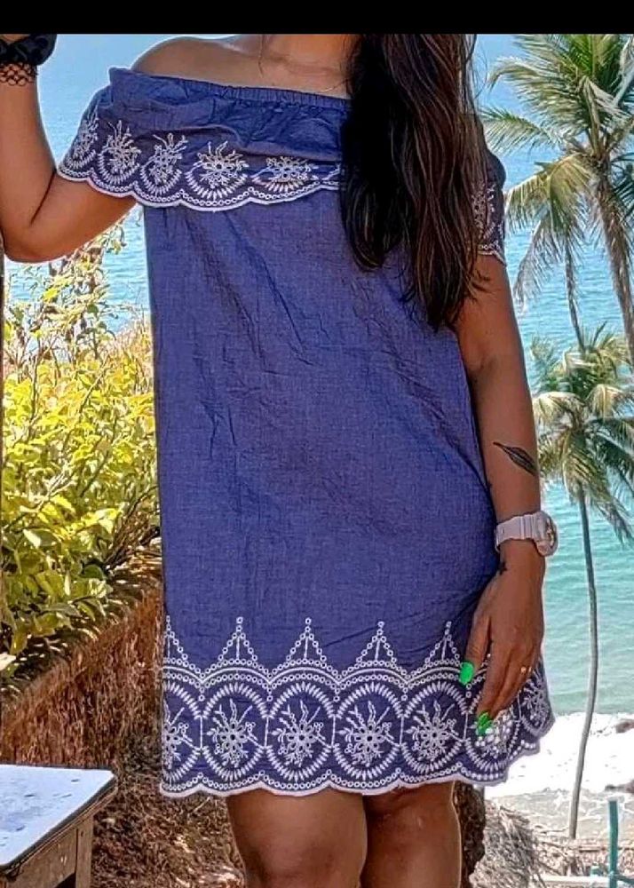 Blue Short Dresses