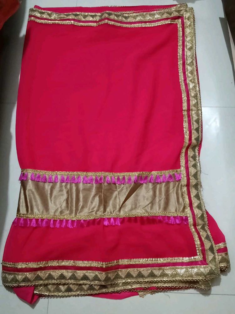 Elegant Pink Saree