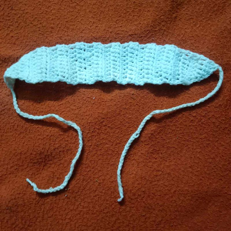 Handmade Crochet Headband (White)