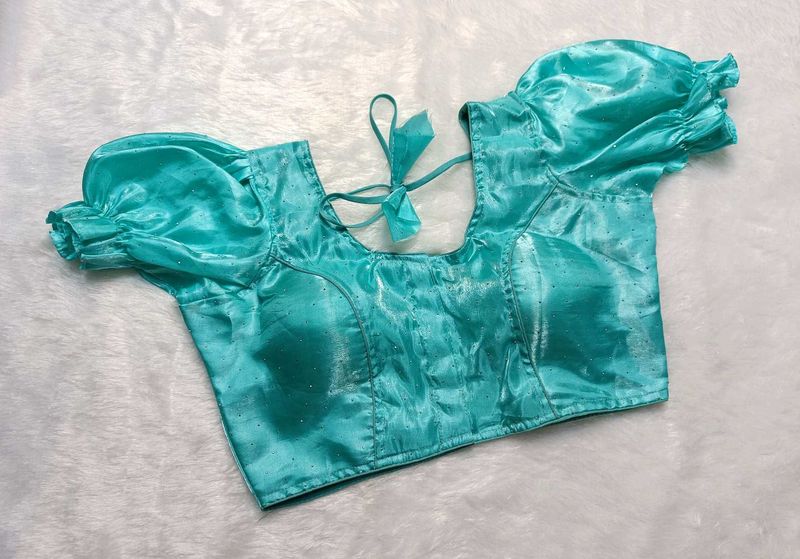 Sky blue Jimichu Blouse