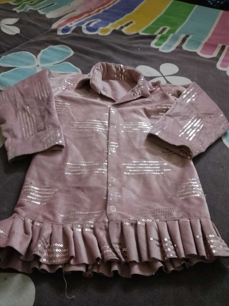 Girls' Sparkly Party Top