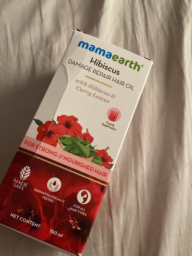 Mamaearth Hibiscus Damage Repair Hair Oil