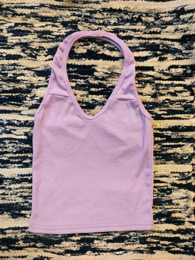 Lilac Halter Top