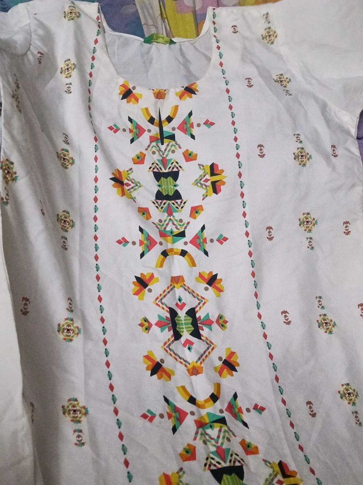 Elegant White Kurta