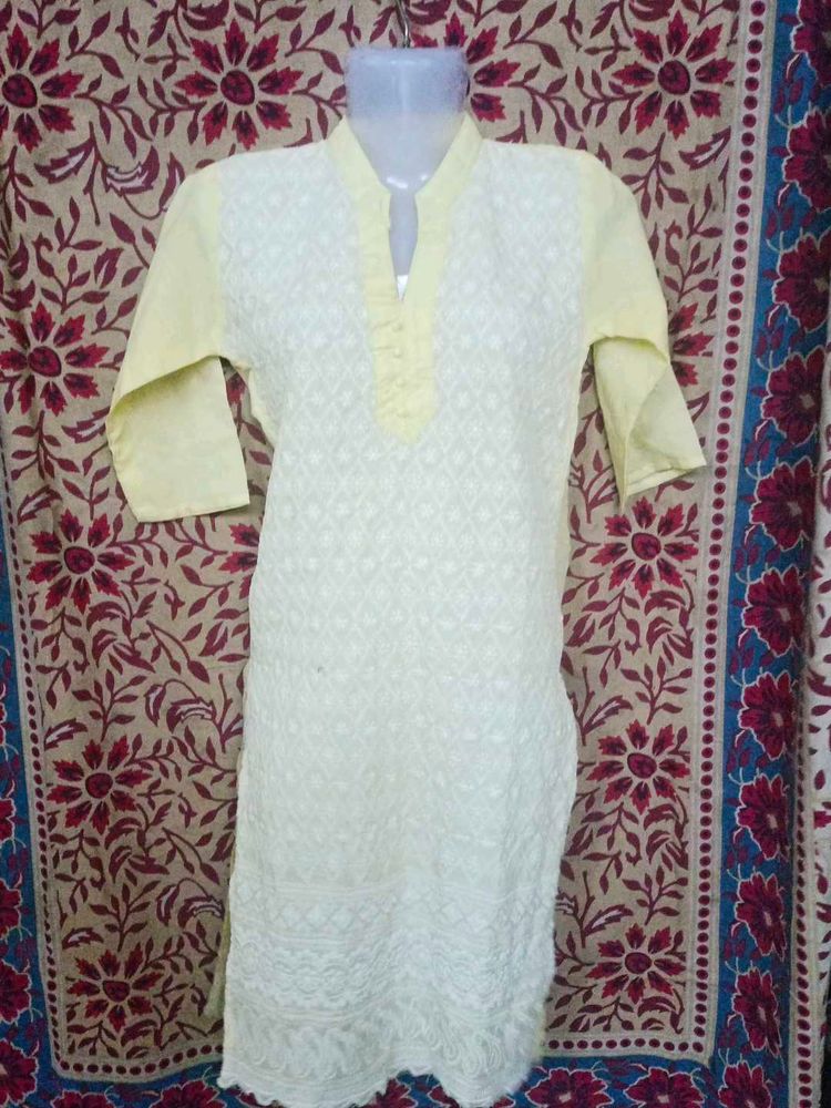 WOMEN STRAIGHT COLLAR KURTA