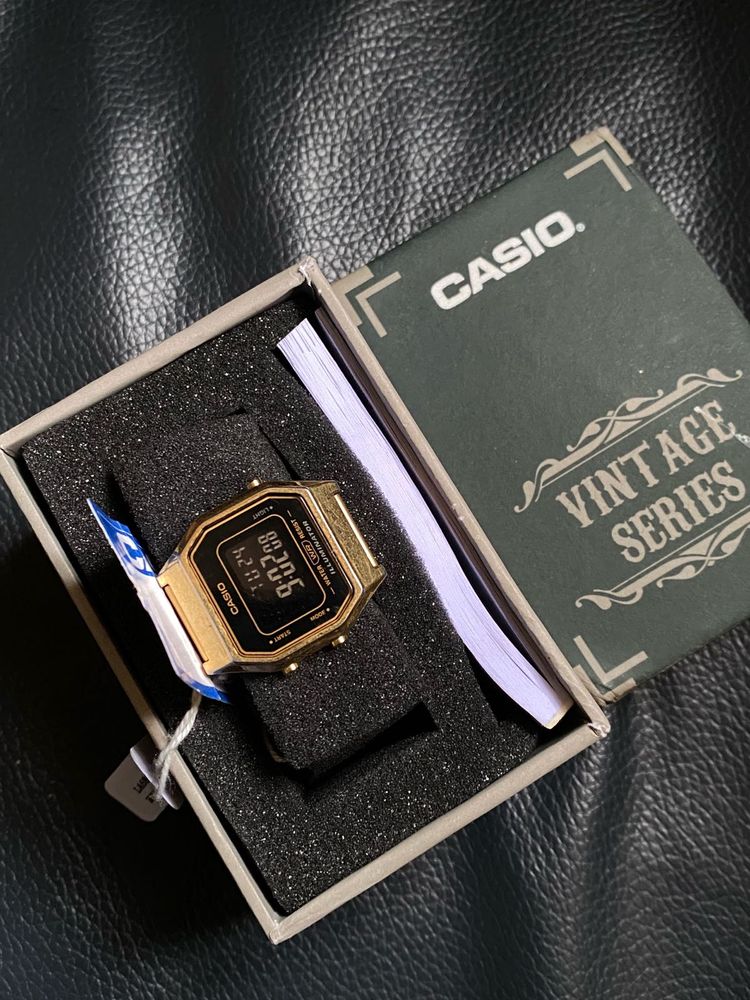 🖤Casio Vintage Series –  Gold Digital Watch