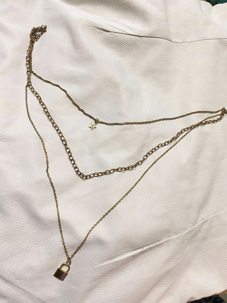 Cute Vintage 3-layered Necklace