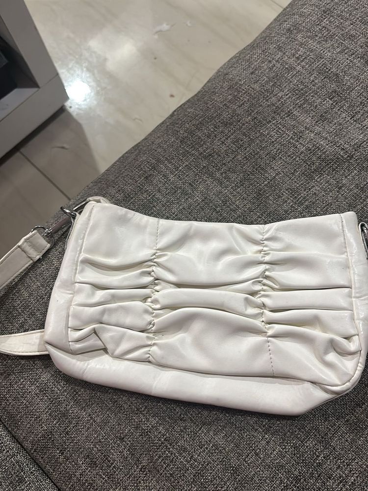 White Handbag