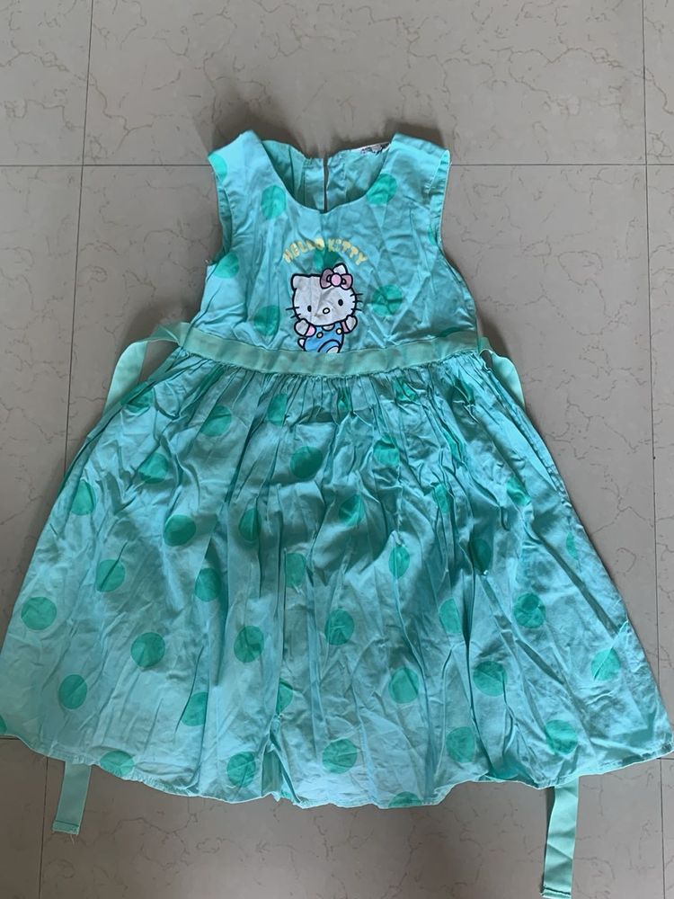 Kids Hello Kitty Frock 5-7 years