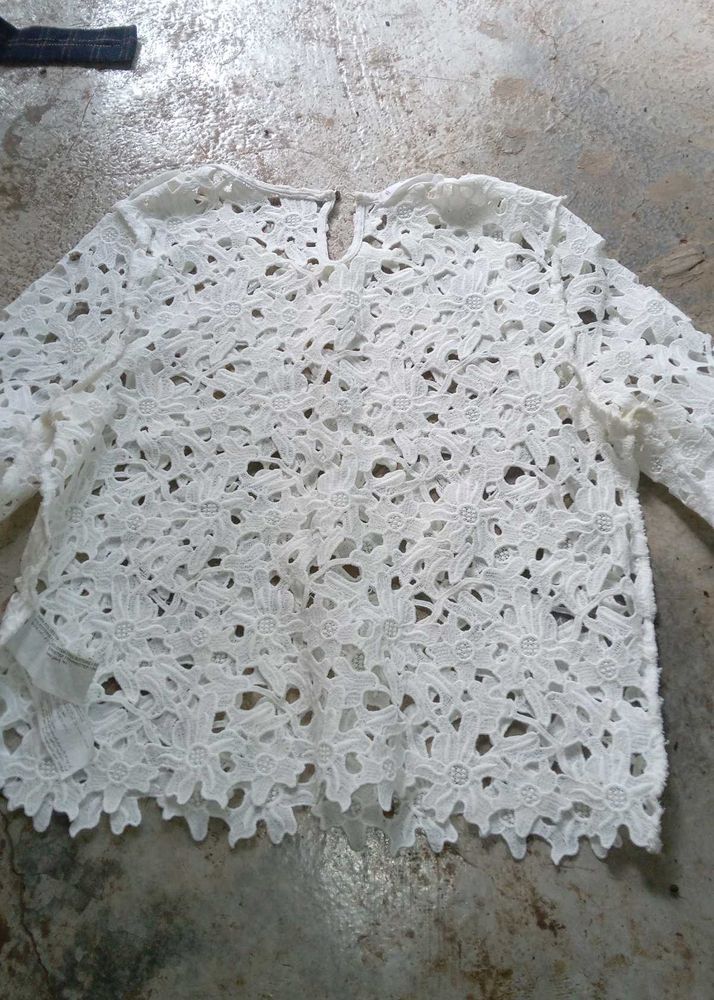 White Lace Top