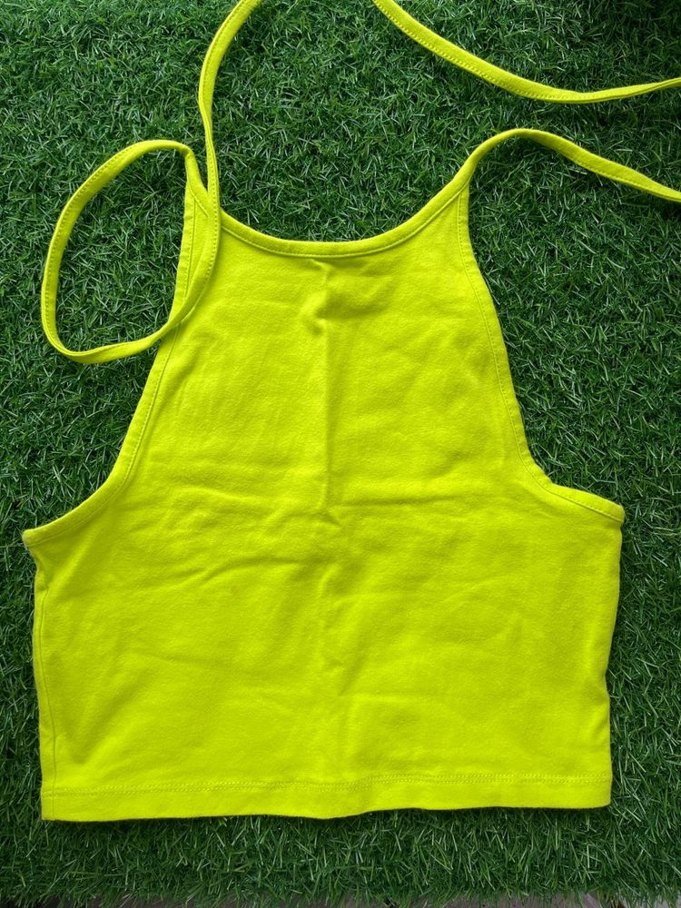 H&amp;M Halter Neck Crop Top