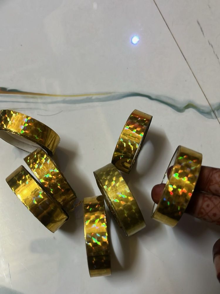 Gold Holographic Tape