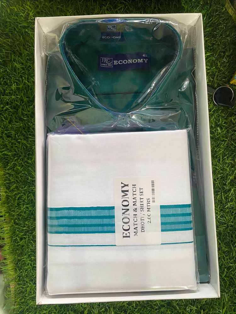 Economy Dhoti &amp; Shirt Set