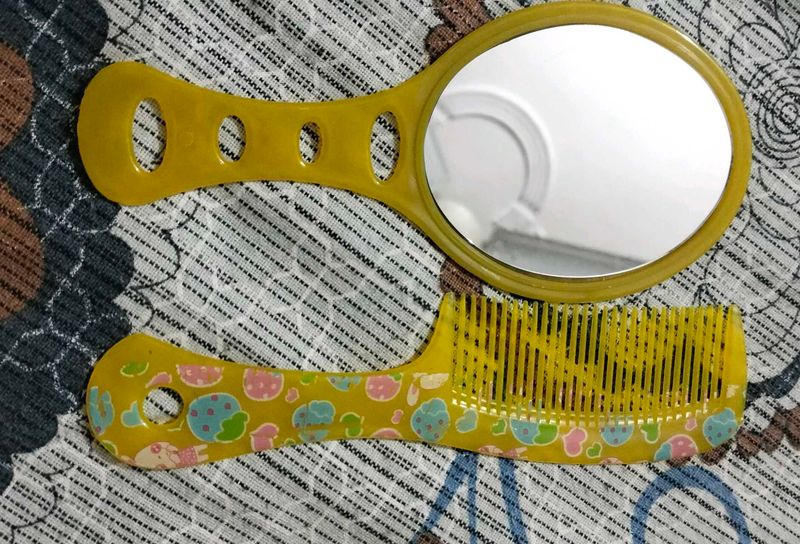 Comb With Mirror