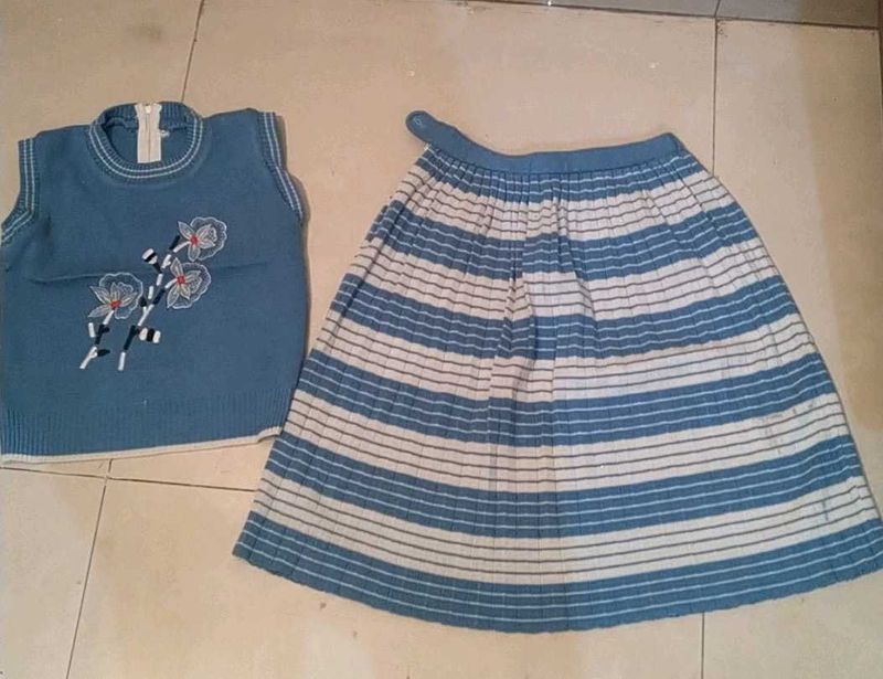 Trendy Summer Collection Skirt &amp; Top For Girl Kid