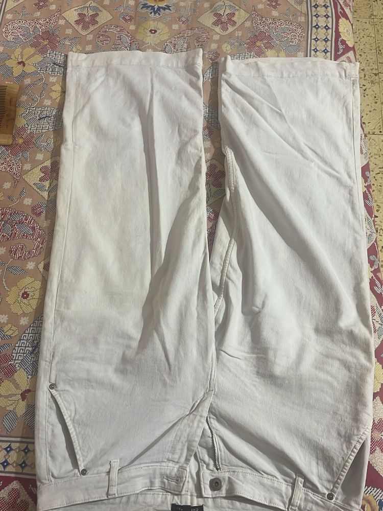 White Jeans Wide Leg