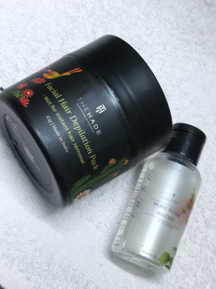 Permanent Facial Hair Removal Pack With Rose Water