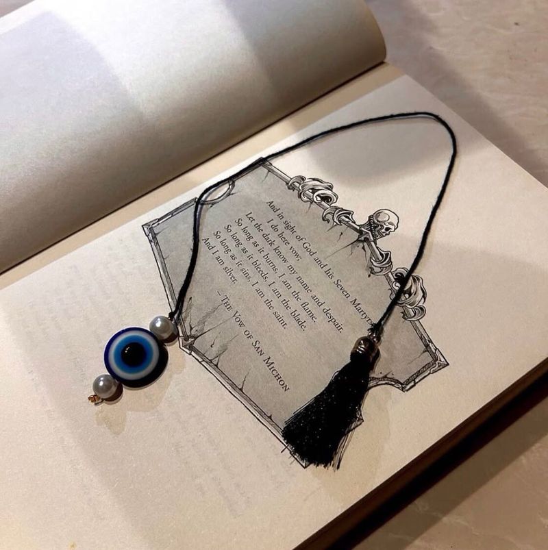 Evil Eye Tassel Bookmark