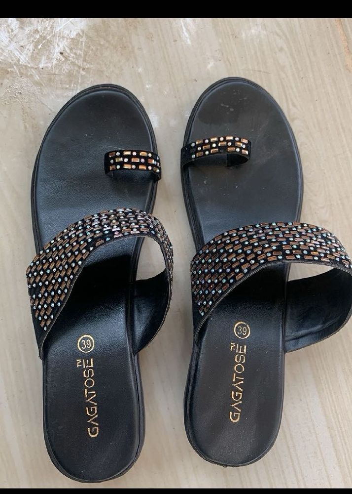 Black sandals
