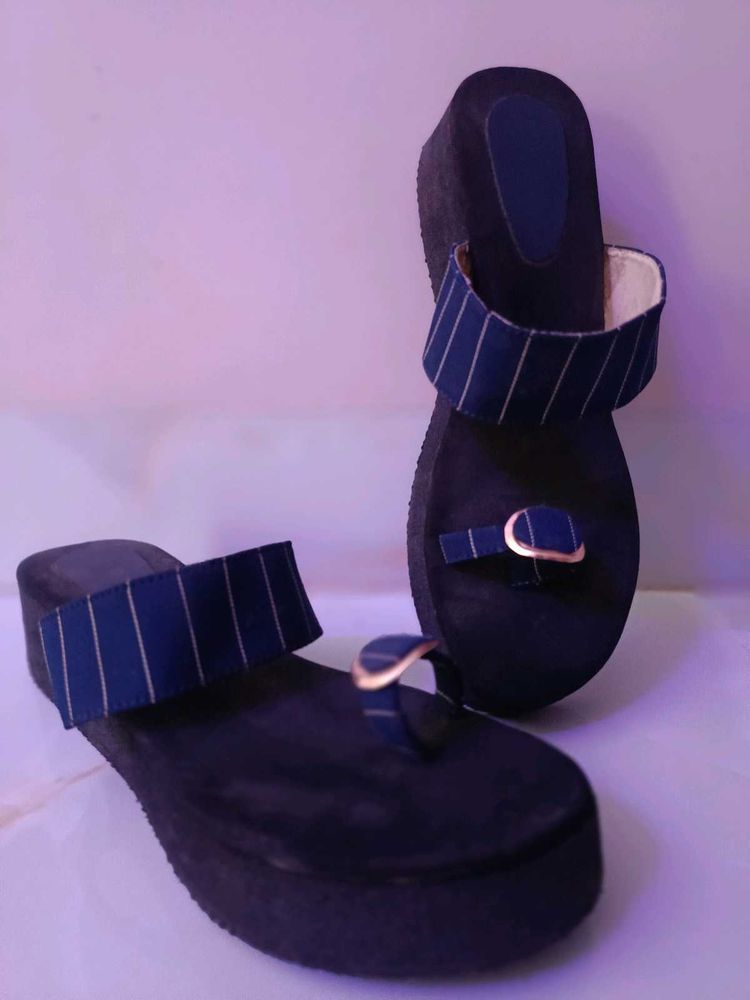 STYLISH NEVY BLUE HEELS FOR WOMEN 💫